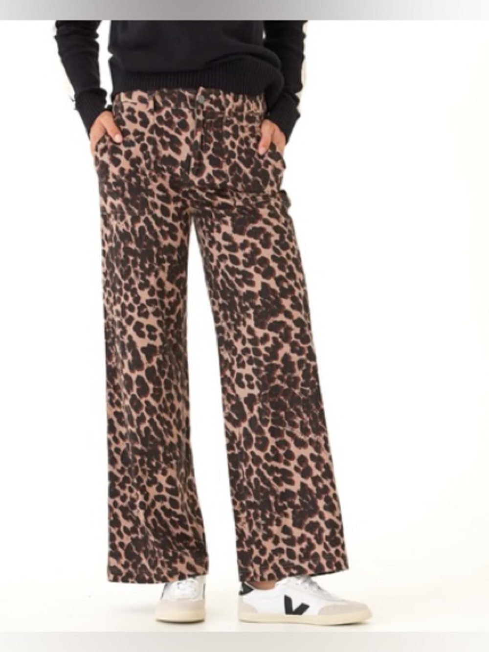 Threads 4 Thought Pamela Stretch Twill Wide Leg Pant Size Medium
